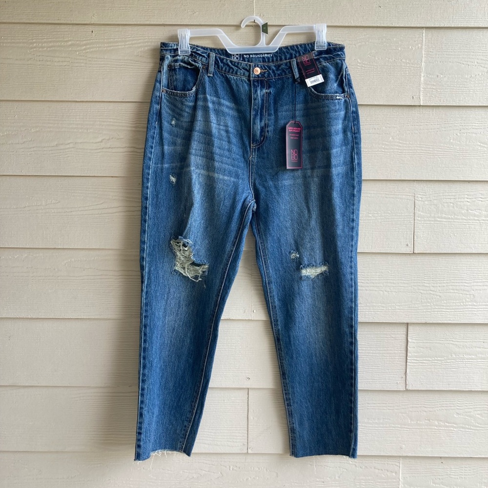 NWT NOBO Super High Rise Slim Straight Crop Jeans - Size 17